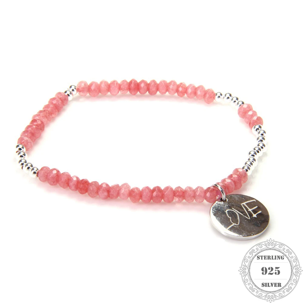 Подвеска HEMISTON Thomas Red халцедон женская Серебряный Диск с подвеской Love ювелирные