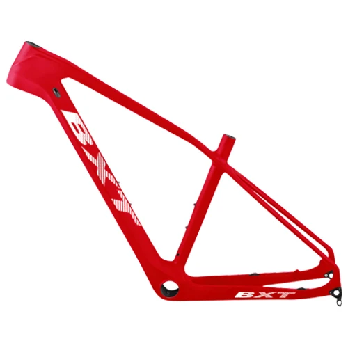 BXT full red Китайская дешевая карбоновая mtb рама 27,5 er ud 15,5/17/18,5/20 bicicletas горный велосипед 27,5 гоночные б/у велосипедные рамы - Цвет: BXT full red
