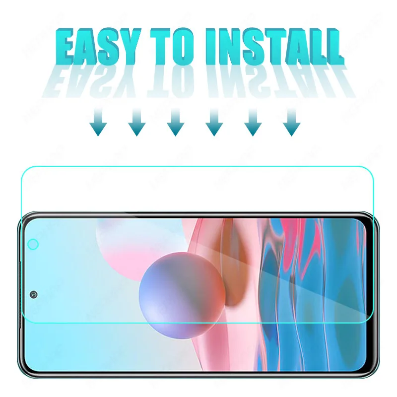 

2in1 Full Cover Tempered Glass For Xiaomi Redmi Note 10 8 10S 8T Pro Max Screen Protector For Redmi 8 8A Camera Lens Glass Film