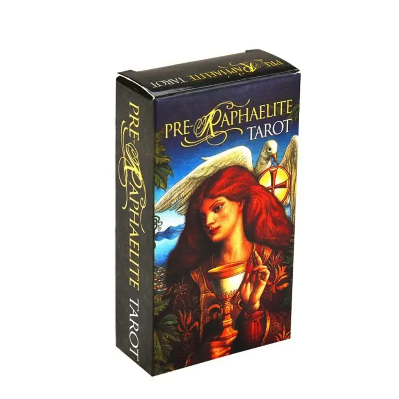 

Full English Pre-Raphaelite Tarot 78 Cards Deck Family Party Board Game Entertainment Playing Card Game Gift