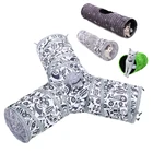 Туннель для питомцев с шариком, 23 отверстий, игрушка для кошек с принтом, милый котенок, игрушка-туннель с шариком, Забавный туннель для питомцев, игрушки для кошек