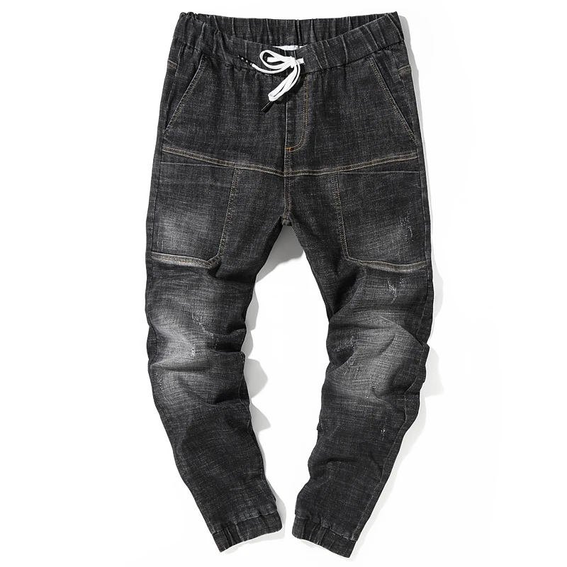 Джинсы мужские классические деловые современные эластичные штаны из денима