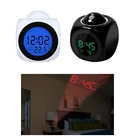 Часы-проектор с цифровым будильником, ЖК-дисплей, украшение, контроллер температуры, метеорологические электронные часы
