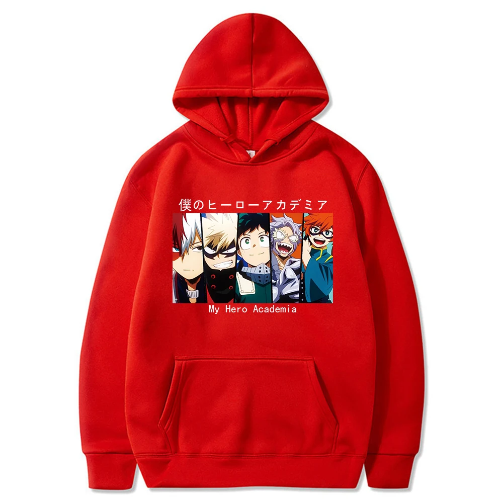 Мой герой Академии аниме Todoroki шото толстовки Мужская модная уличная одежда с
