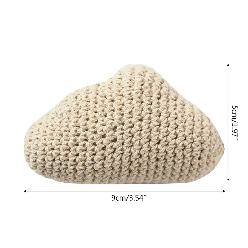 

Handmade Crochet Cotton Cloud DIY Baby Pacifier Chain Accessories Infant Teether