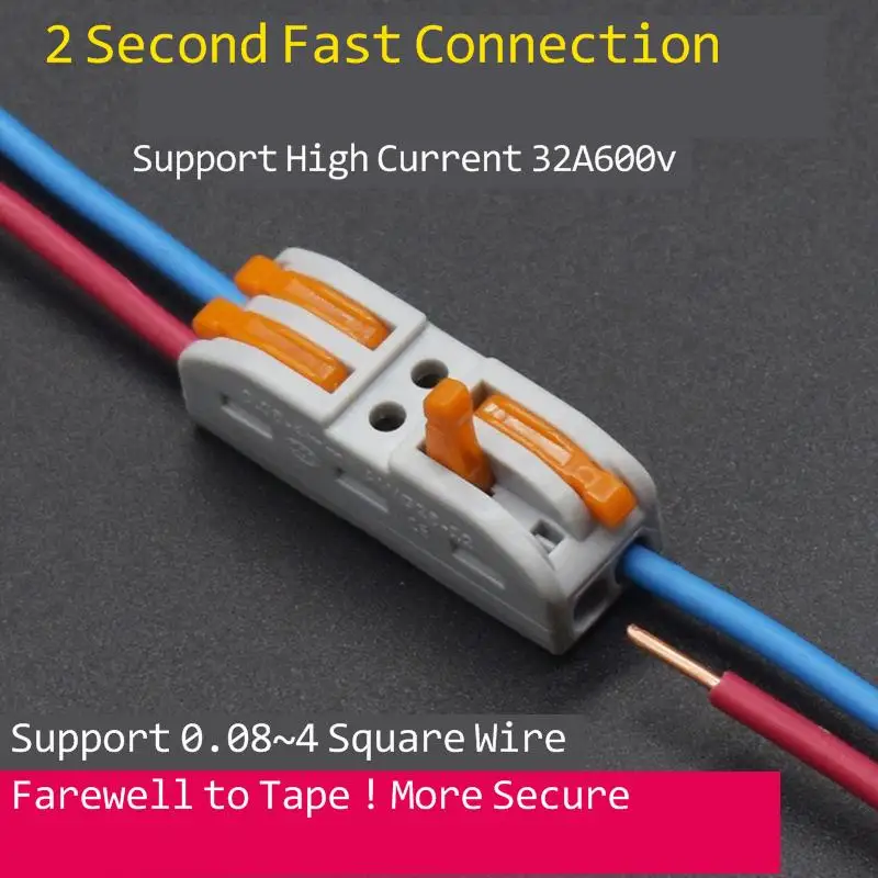 

Wiring terminal, lamp wire quick connector, multi-function plug-in connector, press type parallel distribution connector