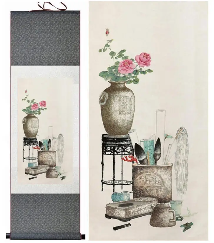 

Цветок традиционная китайская живопись китайской тушью paintingPrinted