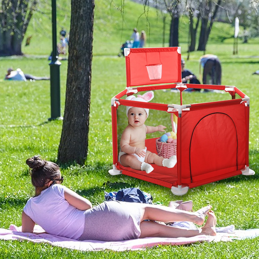 Плавучий детский манеж бассейн с шариками барьер для безопасности новорожденных