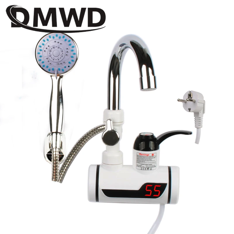 DMWD 3000 Вт Температурный Дисплей мгновенный нагреватель горячей воды смеситель
