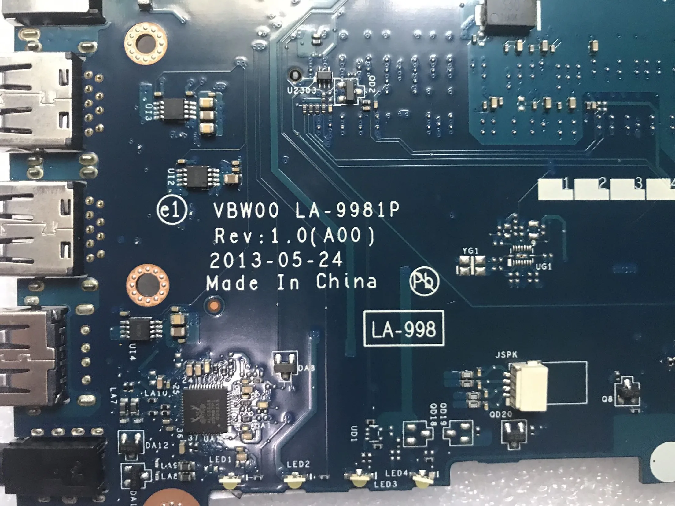 Материнская плата для ноутбука Dell Inspiron 15R 5737 3737 с фотопроцессором HD8670 VBW10 |