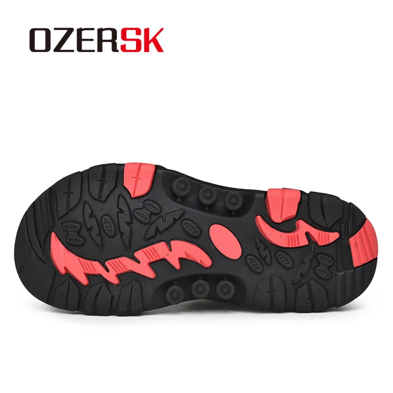 Сандалии OZERSK мужские летние дышащие водонепроницаемые босоножки Повседневная