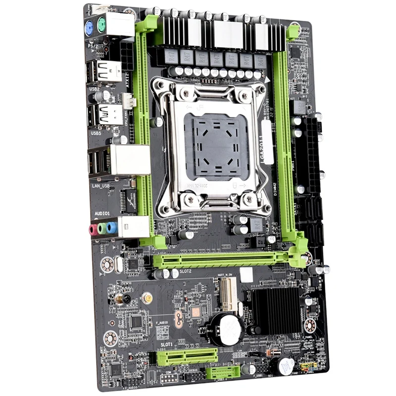 X79 M2 Motherboard Lga2011 Atx Usb2.0 Sata 3 Pcie Nvme M.2 Ssd Support Reg Ecc Memory and Xeon E5 Processor | Компьютеры и офис