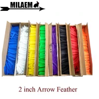 200pcs 2 inch archery rubber feather arrow fletching vanes arrow feather bow arrow shooting accessories