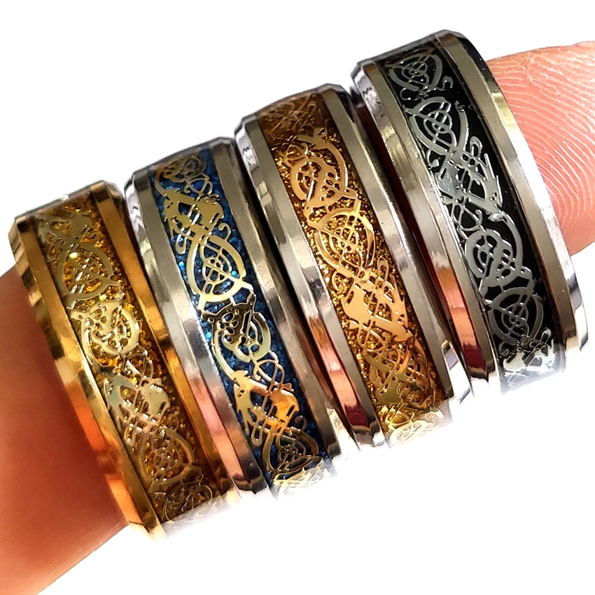 Оптом Лот 50 шт. Топ сочетание кольцо дракона прекрасного качества