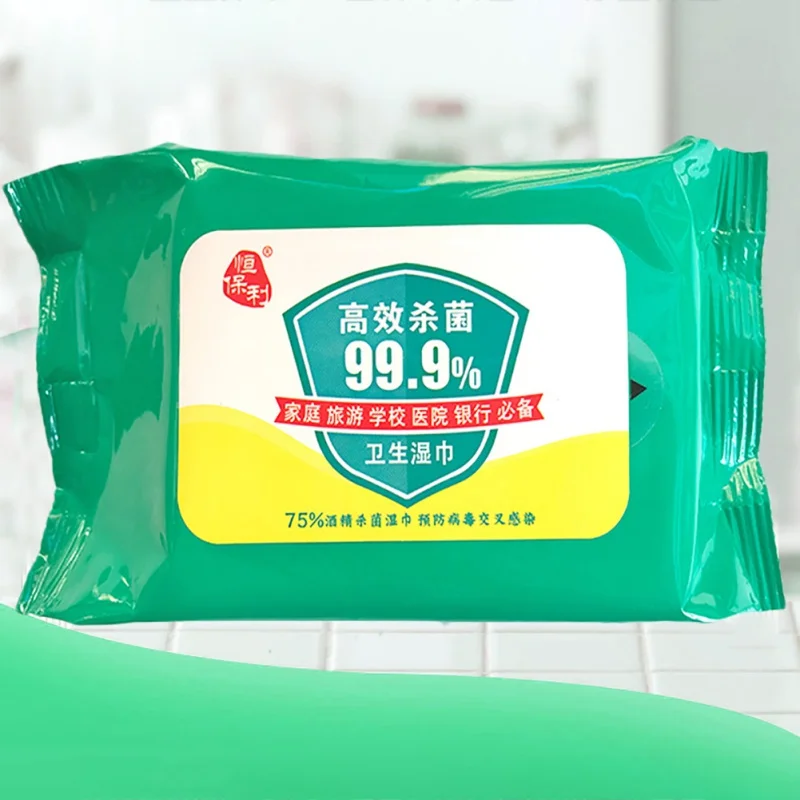 Влажные салфетки 30 шт./лот влажные бактериостатические десять насосов | Красота и