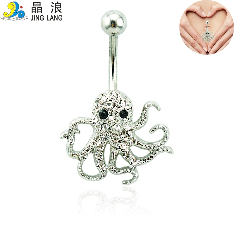 JINGLANG новый дизайн хирургическая сталь пупок кольца океанская серия Штанга