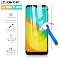 jonsnow tempered glass for zte blade a7 2020 fingerprint version screen protector for zte blade a7 2020 9h 2 5d protective film