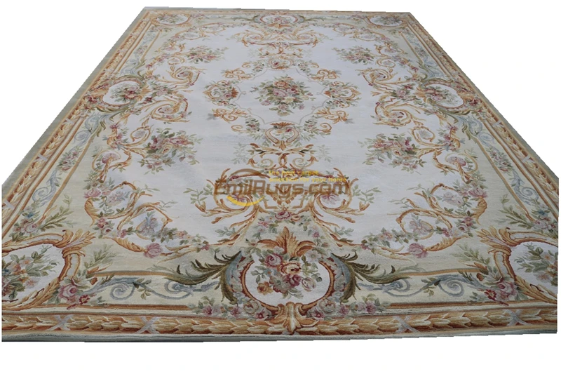 Goedkoop Antieke Spaanse Savonnerie Rug Antieke Franse Savonnerie Rug Grote Bloemen Antieke Franse Savonnerie Tapijt Folk Tapijt Museum