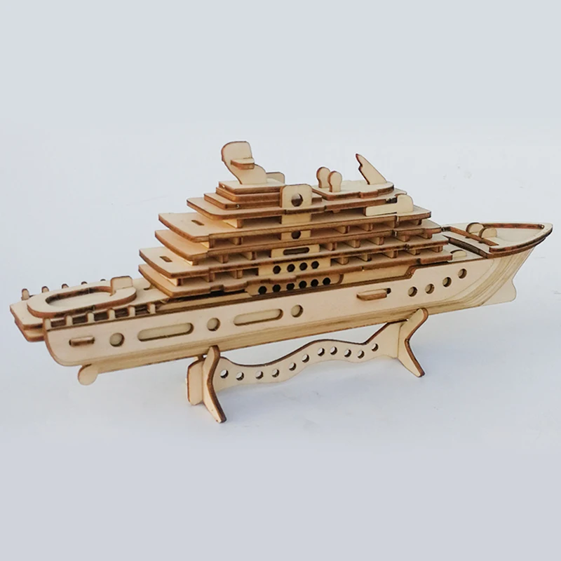 Новинка игрушки пазлы детская деревянная 3d модель корабля пазл тетралогия