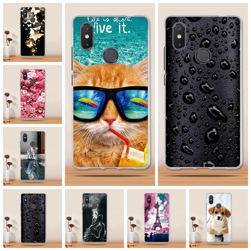 Чехол для Xiaomi Mi 8 SE чехол силиконовый из ТПУ Mi8 Se 3d Fundas | Мобильные телефоны и