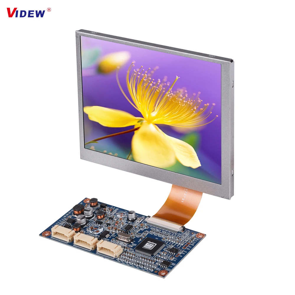VIDEW 5 6 дюймов ЖК дисплей модуль с VGA Вход и AV кнопочная панель регулировки экранное