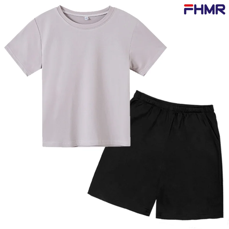 2021 летняя футболка с короткими рукавами для мальчиков девочек Свободная