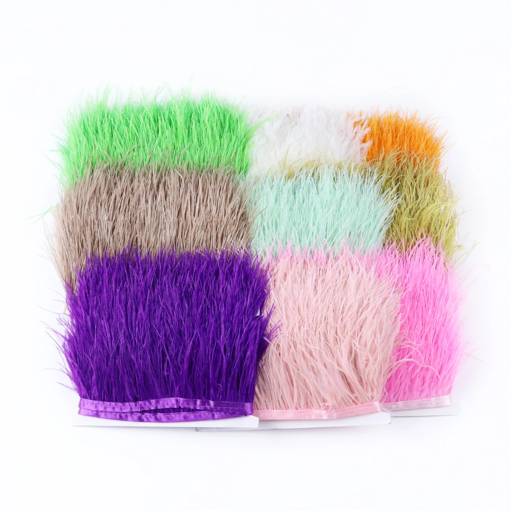 1 метр с страусовом пером отделка 6 8 см свадебное платье одежда аксессуары