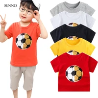 kids boys girls t shirts with sequin color change face magic discoloration sequin top kids t shirt for boys 2 13 years