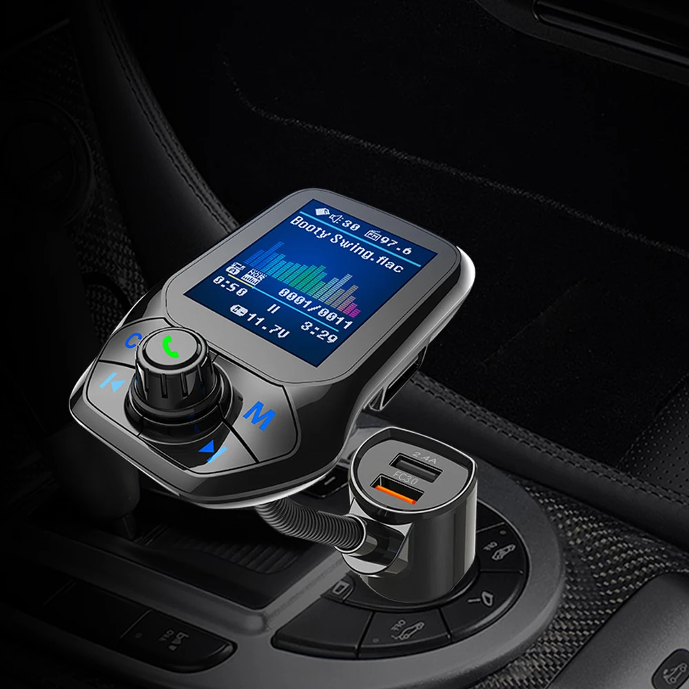 FM-трансмиттер автомобильный Bluetooth 5 0 2 USB-порта | Автомобили и мотоциклы