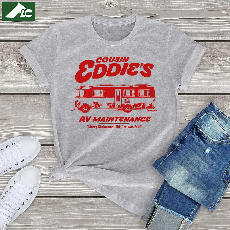 

Ripple Junction National Lampoon's Christmas Vacation Adult Unisex Cousin Eddies Shirt unisex tops female Oversized T-Shirt