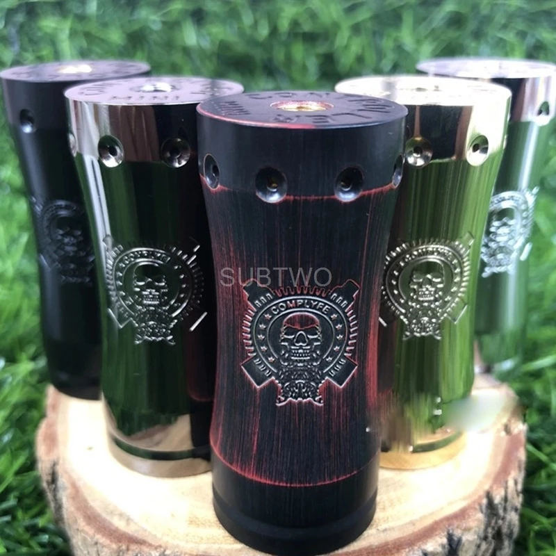 CompLyfe takever маленький механизм, модель 25 мм латунь 3D Выгравированный fit 18350 Аккумуляторный механический мод fit vape танк rda rdta испаритель