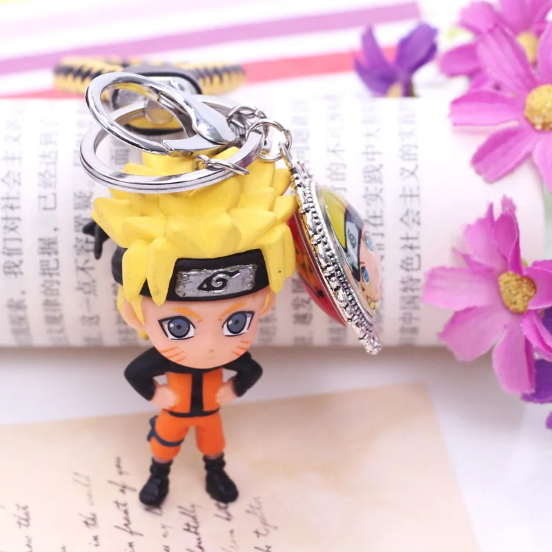

Naruto Keychains Sasuke/itachi/Kakashi Acrylic Key Chain Pendant Anime Accessories Cartoon Key Rings