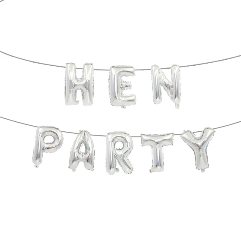 16-дюймовый женский мальчишвечерние вечеринка курица алюминиевая пленка буквы