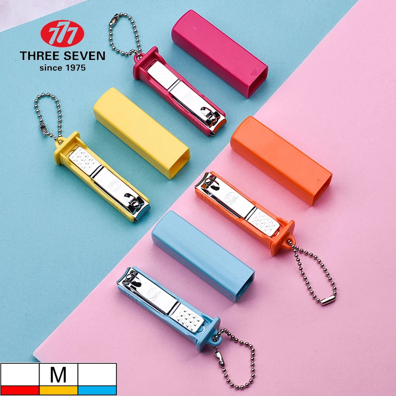 

THREE SEVEN/777 Boxed Nail Clippers Pedicure Nail Tools Manicure Scissors Fingernail Cutters Portable Trimmers M-Size