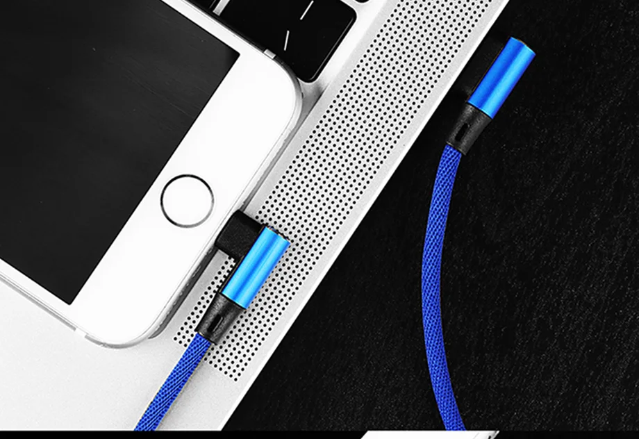 3а Быстрая зарядка Micro USB кабель 90 градусов строка данных для samsung S8 S9 Android Заряженная линия для Xiaomi huawei кабель мобильного телефона