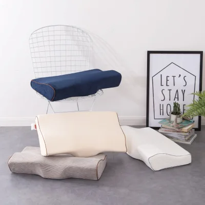 

Butterfly Memory Cotton Pillow Arc Close Head Neck Design Slow Rebound Pillow Core Memory Cotton Apply All Kinds Of People