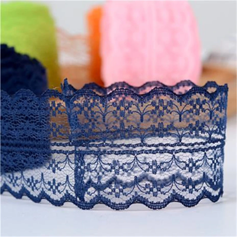 10 м/рулон высокое качество кружево лента тесьма кружевная отделка ручной работы
