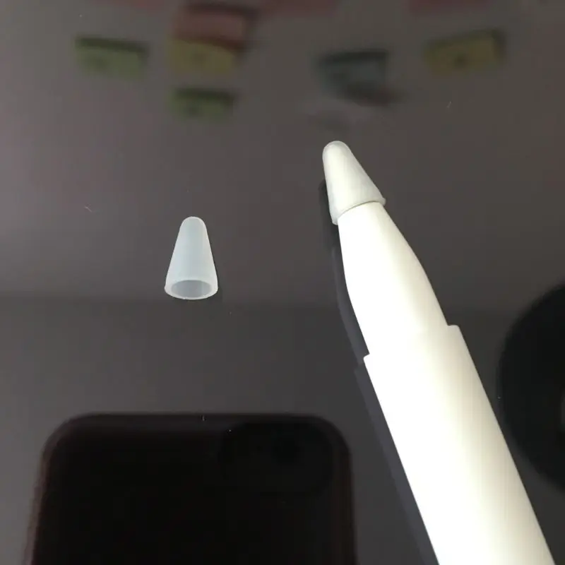 5 шт. немой силиконовый сменный наконечник чехол-накладка для Apple Pencil 1st 2nd Stylus ручка для тачскрина