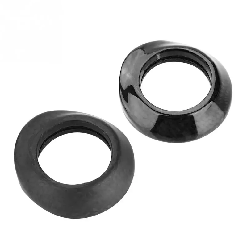 

Bike Carbon Fiber Ultralight Integrated Headset Conical Stem Spacer Washer Bicycle Accessory Suitable for 28.6mm Front Fork