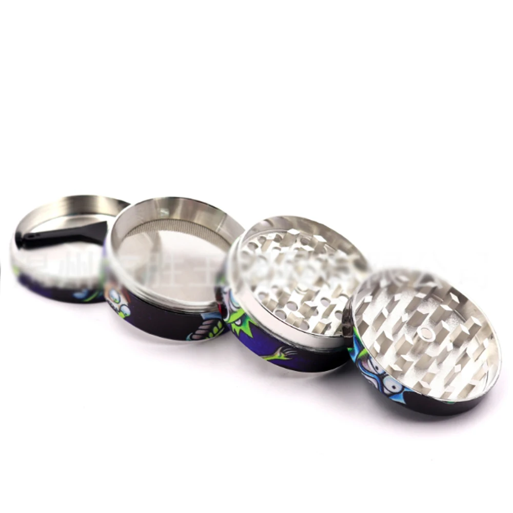 

50pcs Tobacco Grinder 50mm Crusher Smoking Smoke Accessories For Men Herb Grinders Cigarette Cigar Pipe Tool amoladora