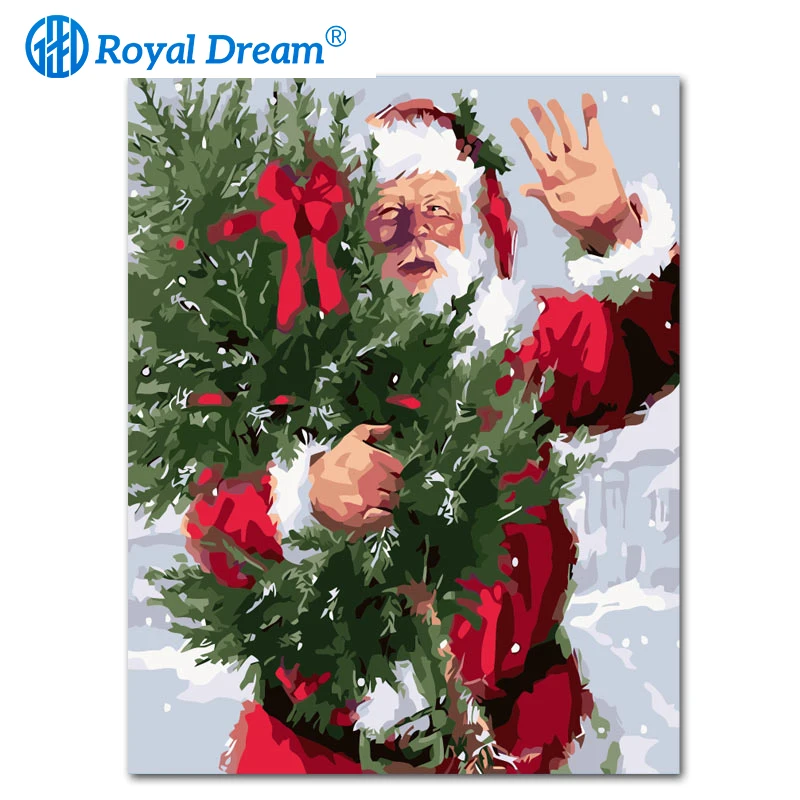 

Картина по номерам «Санта Клаус», для гостиной