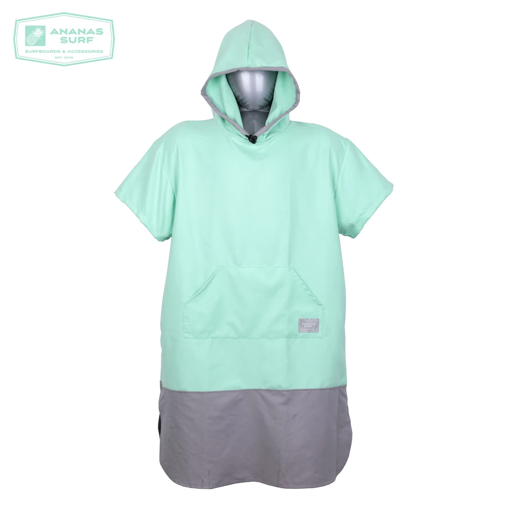Mint XL size Ananas, пляжное пончо для серфинга, унисекс, для мужчин и женщин, сменный гидрокостюм, халат, полотенце, пончо для серфинга - Цвет: Mint XL size