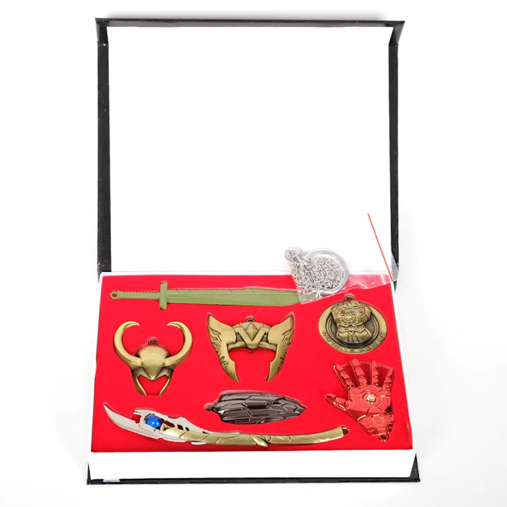 Брелок Loki для косплея цепочка с подвеской коллекционный подарочный набор