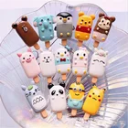 Миниатюрный Кукольный домик 14 шт., милое мультяшное мороженое, эскимо, еда для блайз Барби, 16, кукольные кухонные игрушки