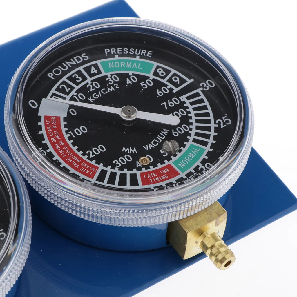 

Precision 2 Cylinder Motorcycle Vacuum Gauge with Vacuum Hose/Connectors