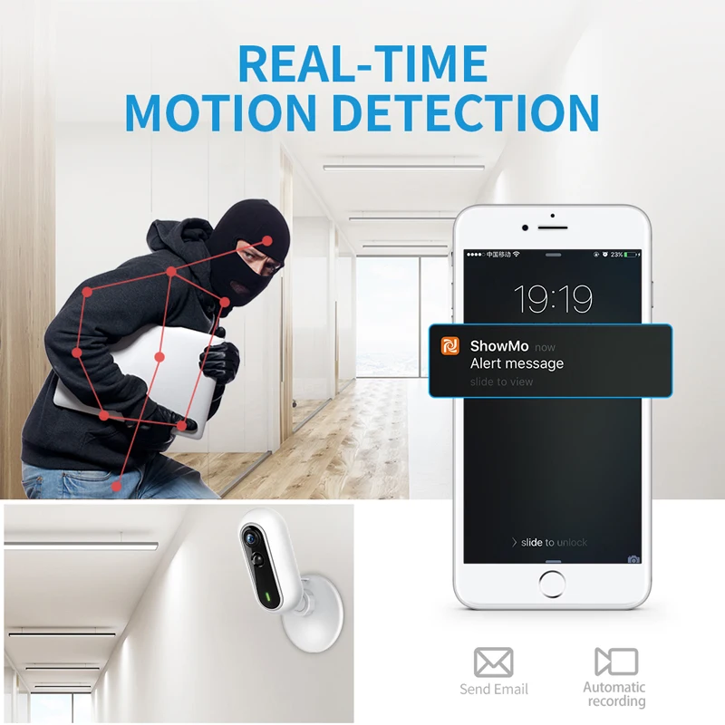 1080P Panoramic 180 degree Fisheye Camera Wireless Security WiFi CCTV Baby Monitor 2.0MP Night Vision IP | Безопасность и защита
