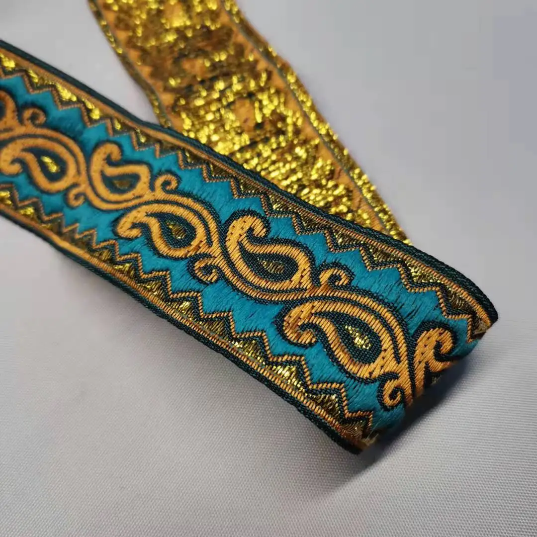 Тканый Жаккардовый шнур с тесьмой Ширина 33 мм ширина 7 м тесьма для