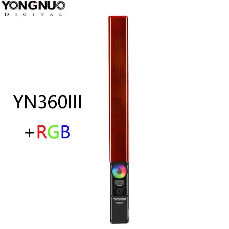 3300 К YONGNUO YN360 III YN360III ручной светодиодный светильник для видео с сенсорным регулированием Bi-colo 3200k до 5500k RGB цветовая температура с пультом дистанционного управления - Цвет: 3300 К