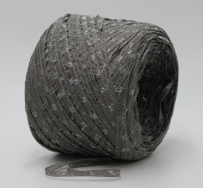 50 г/лот хлопчатобумажная металлическая пряжа для ручного вязания шелковая