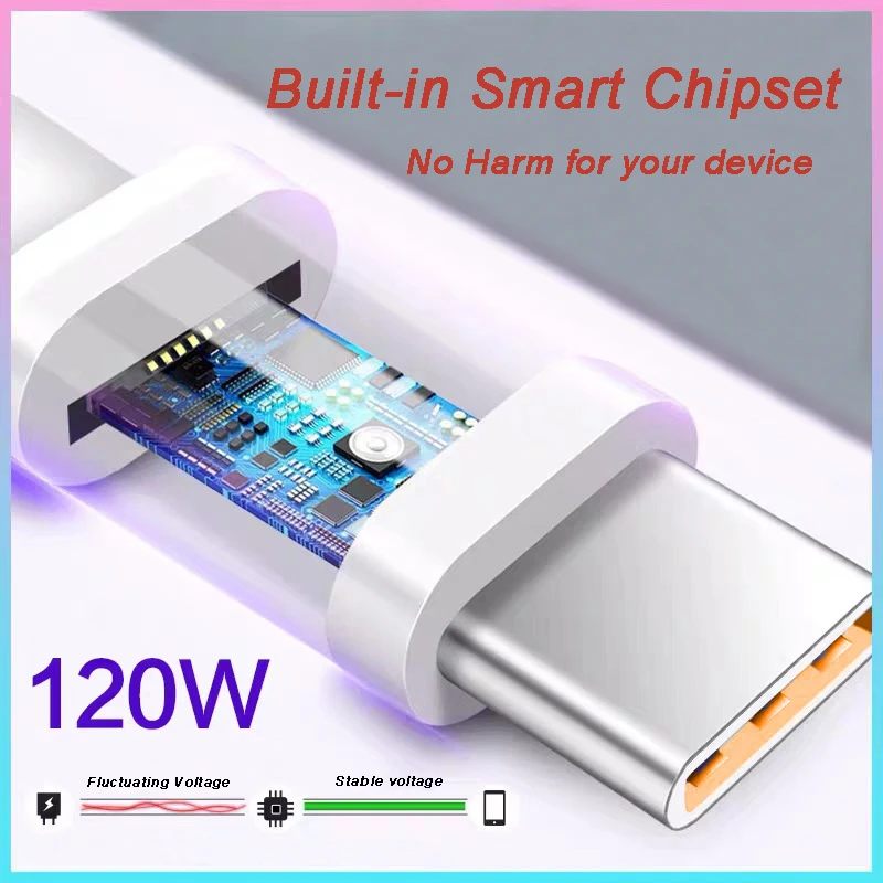 Кабель USB Type-C 6A для быстрой зарядки и передачи данных XIAOMI MI10 Ultra Mi11 Mi9 SE MIX3 Redmi K30 Pro K20